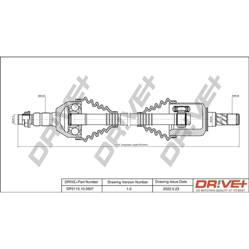 DRVE pusašis DP2110.10.0507