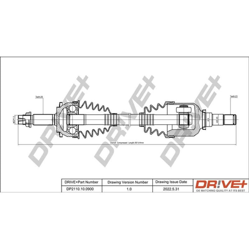 DRVE pusašis DP2110.10.0900