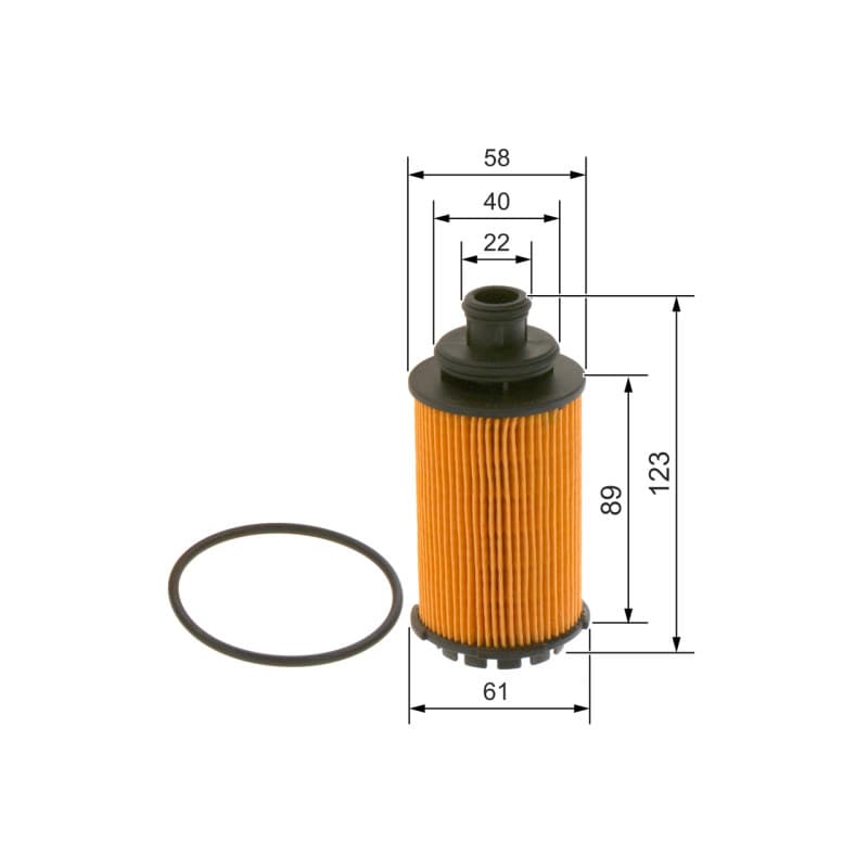 BOSCH F 026 407 214 alyvos filtras