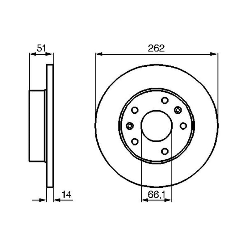 BOSCH 0 986 478 991 stabdžių diskas