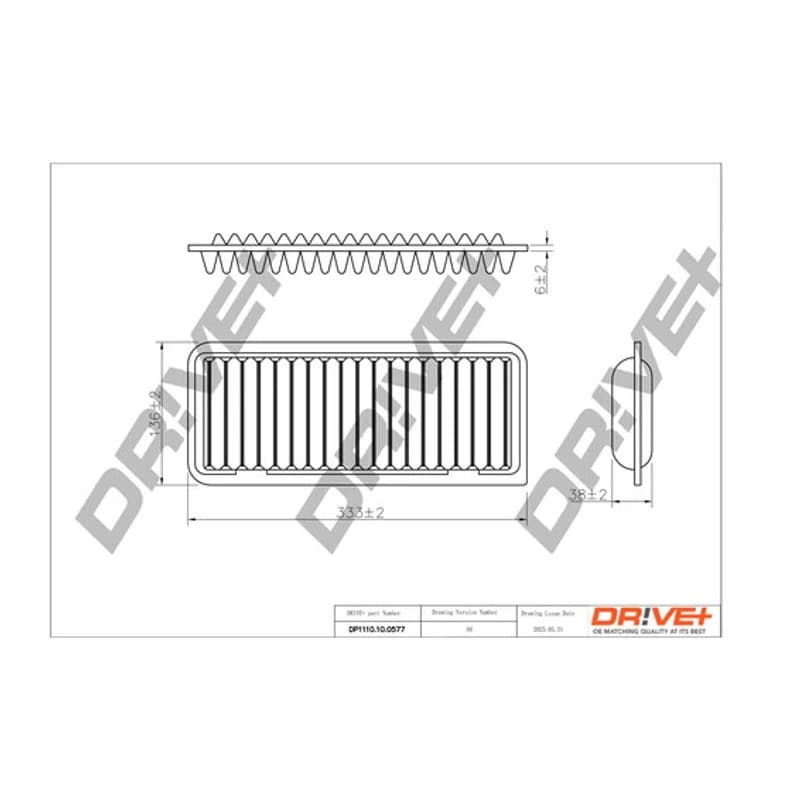 DRVE oro filtras DP1110.10.0577