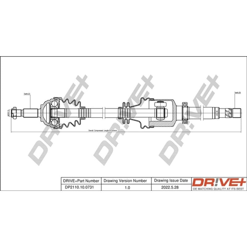 DRVE pusašis DP2110.10.0731