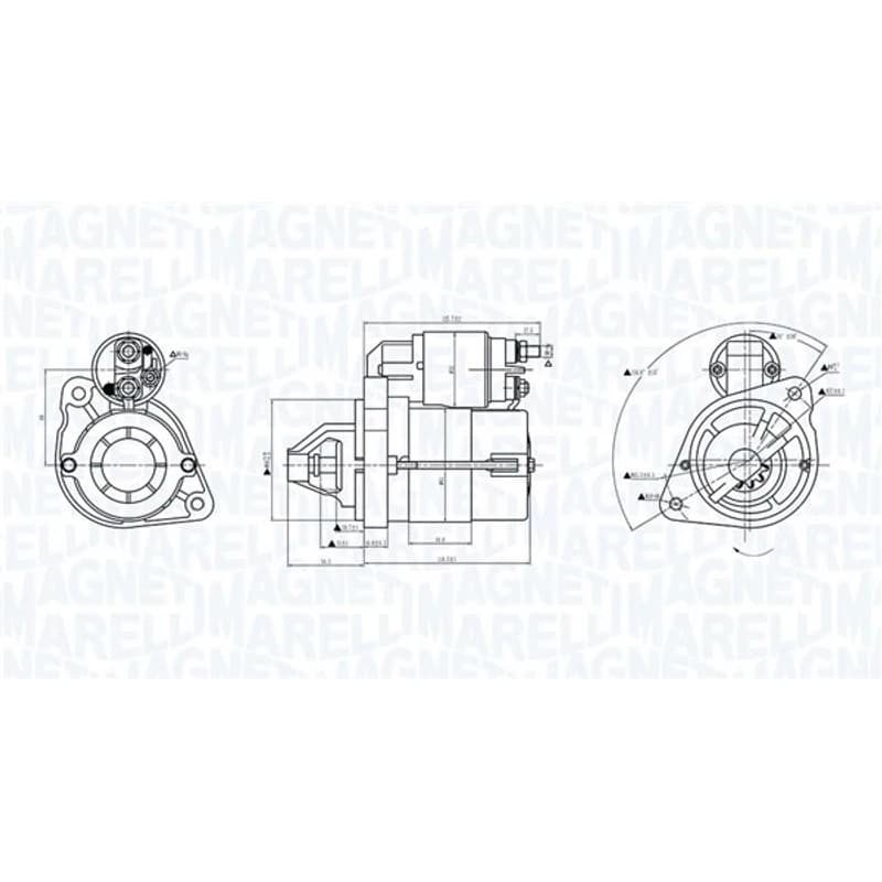 MAGNETIMARELLI kintamosios srovės generatorius 063731508010