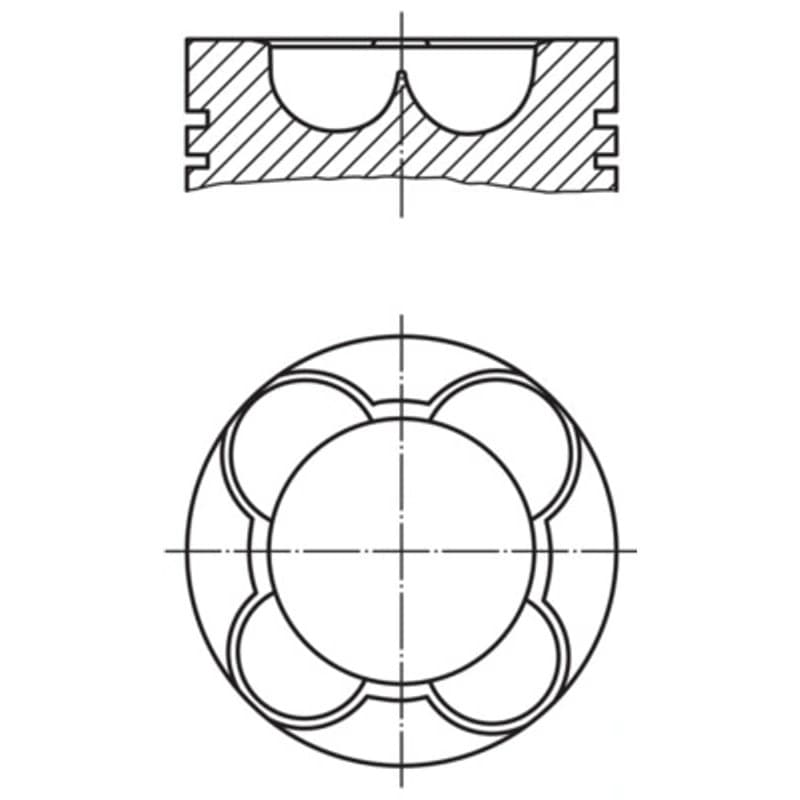 MAHLE 227 PI 00141 000 stūmoklis