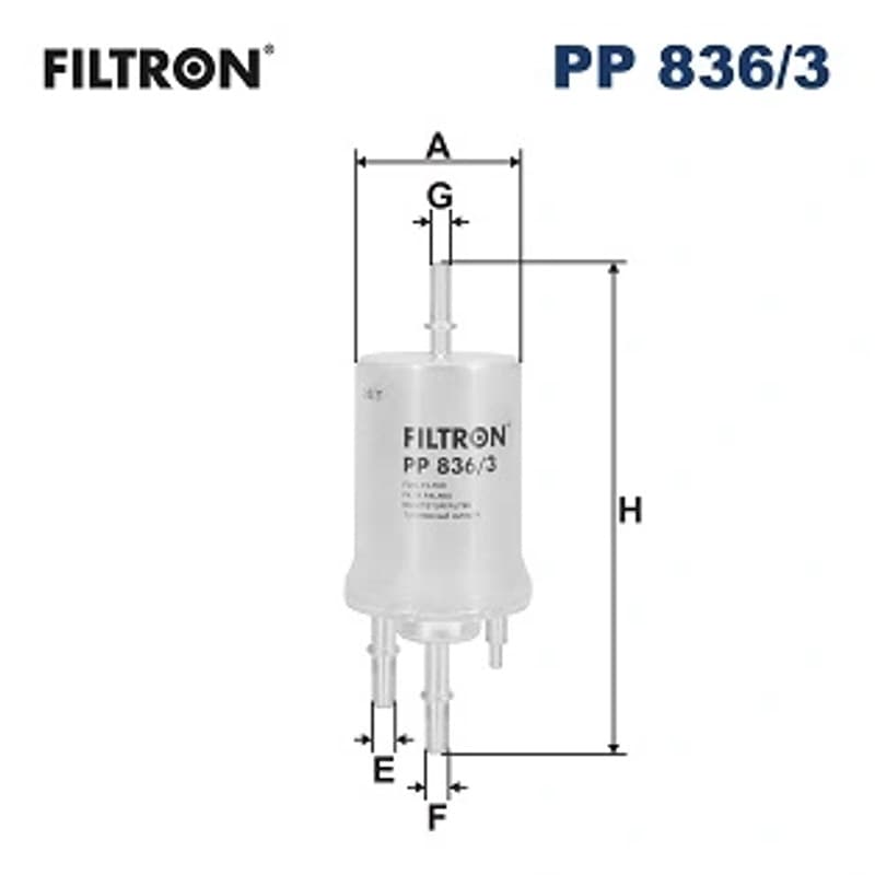 FILTRON kuro filtras PP 836/3