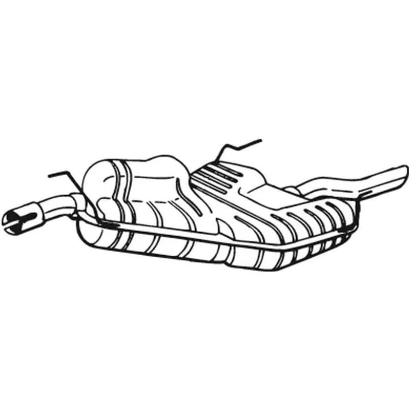 BOSAL galinis duslintuvas 215-001
