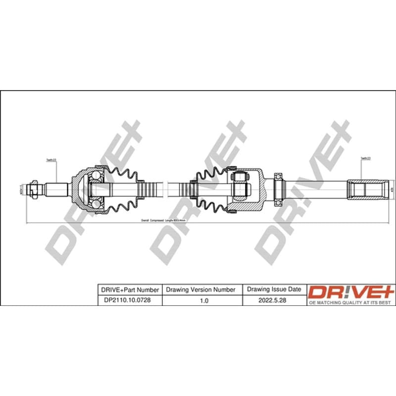 DRVE pusašis DP2110.10.0728
