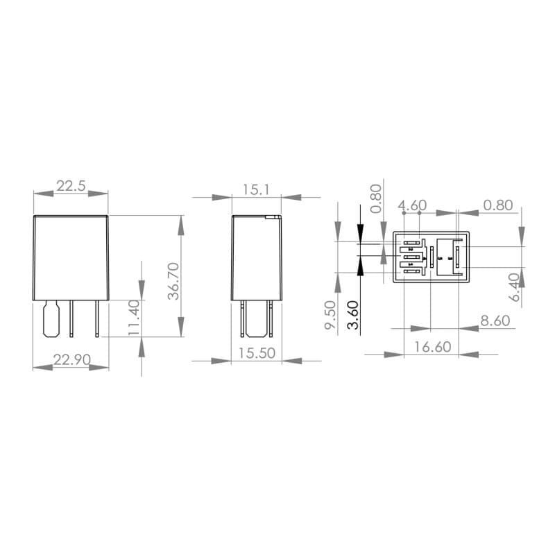 BOSCH 0 986 AH0 320 relė, pagrindinė srovė