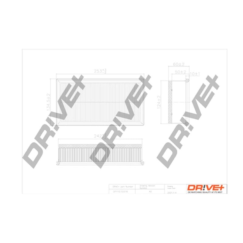 DRVE oro filtras DP1110.10.0116