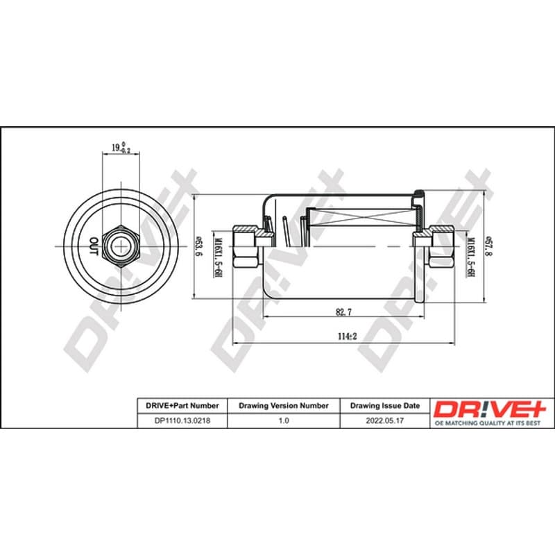 DRVE kuro filtras DP1110.13.0218
