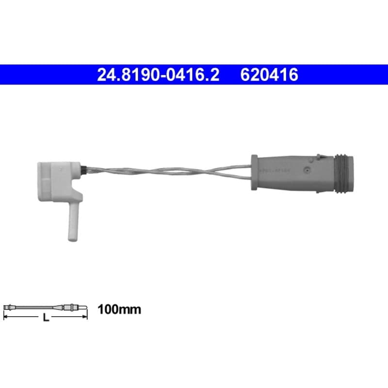 ATE įspėjimo kontaktas, stabdžių trinkelių susidėvėjimas 24.8190-0416.2