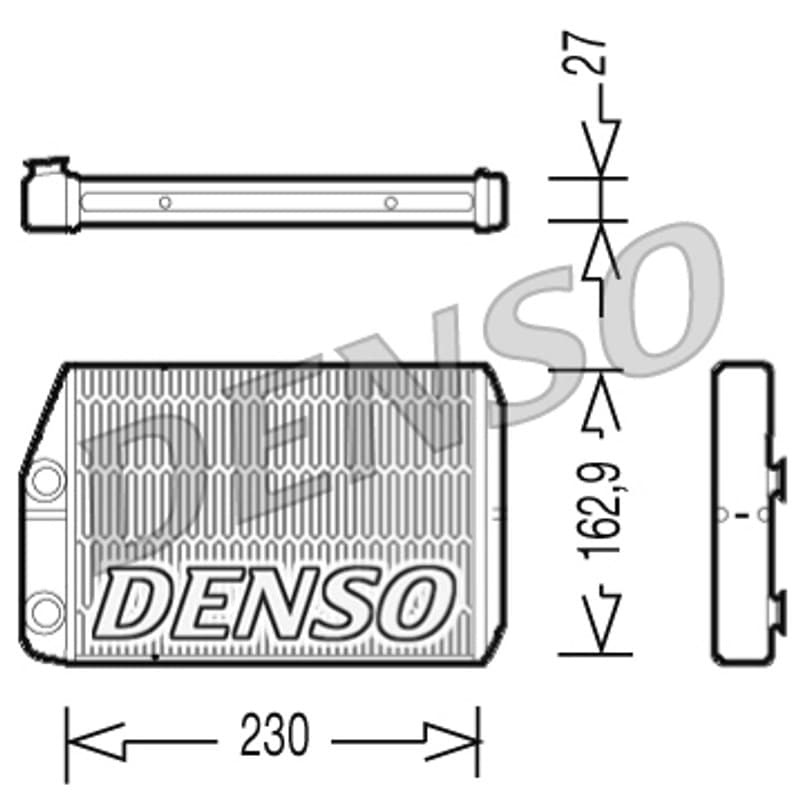 DENSO šilumokaitis, salono šildymas DRR09034