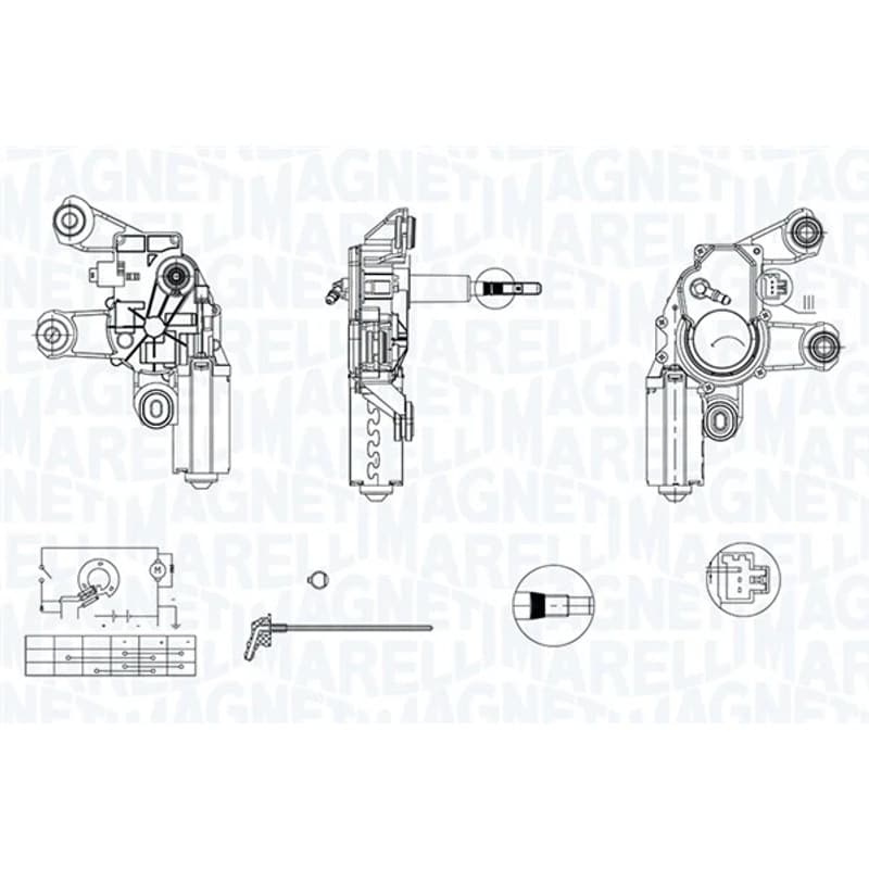 MAGNETIMARELLI valytuvo variklis 064342008010