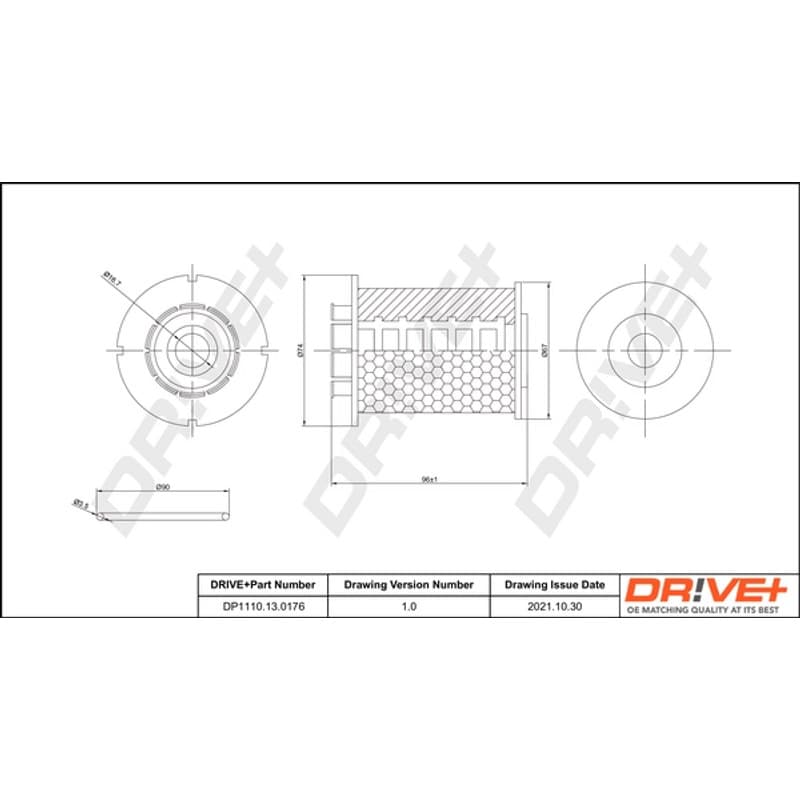 DRVE kuro filtras DP1110.13.0176