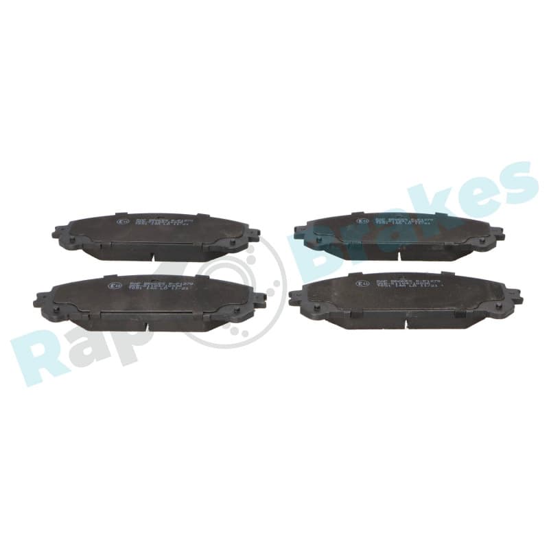 RAPBRAKES stabdžių trinkelių rinkinys, diskinis stabdys R-P1270