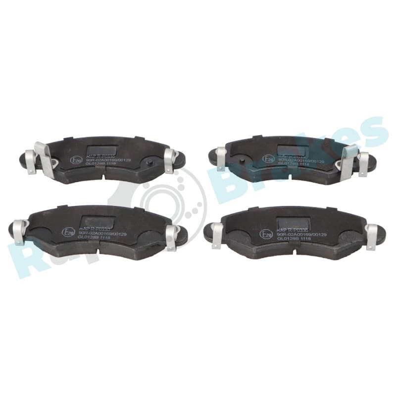 RAPBRAKES stabdžių trinkelių rinkinys, diskinis stabdys R-P0330