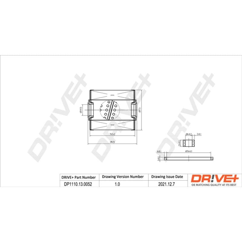 DRVE kuro filtras DP1110.13.0052