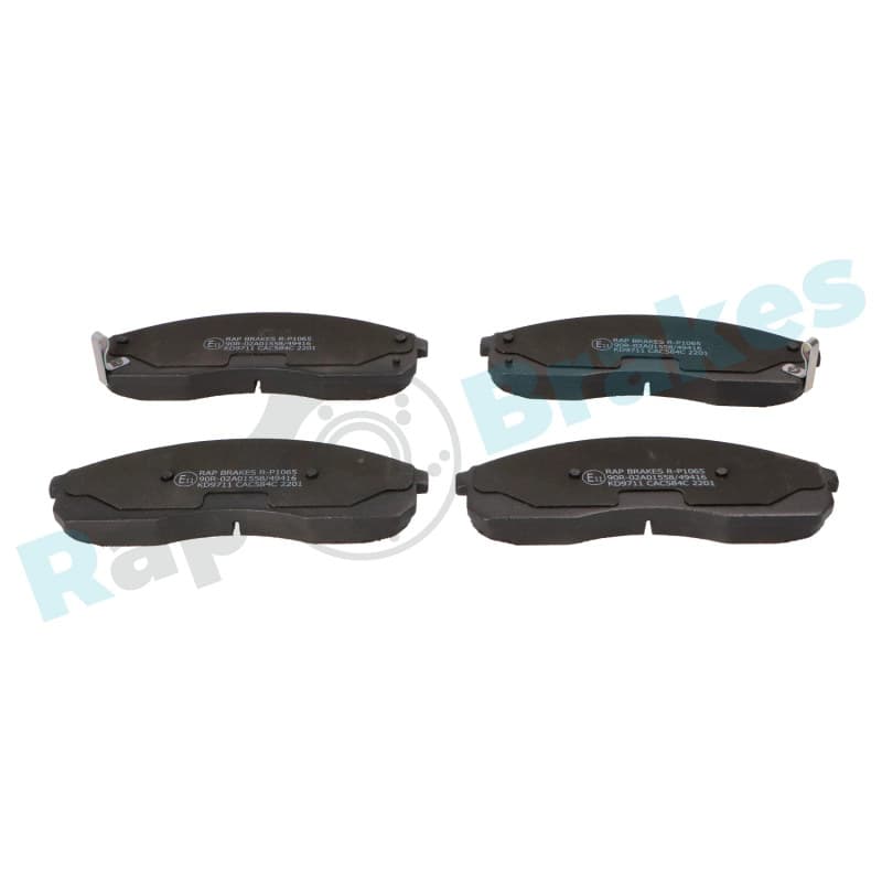 RAPBRAKES R-P1065 stabdžių trinkelių rinkinys, diskinis stabdys