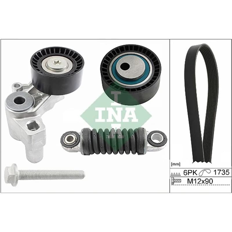 SCHAEFFLERINA V formos rumbuotas diržas, komplektas 529 0097 10