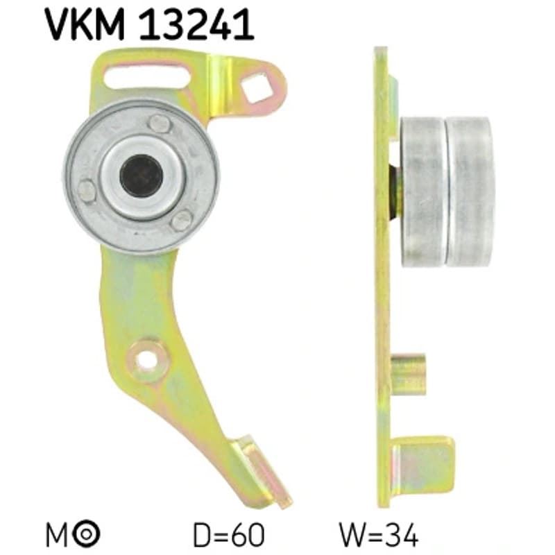 SKF VKM 13241 įtempiklio skriemulys, paskirstymo diržas