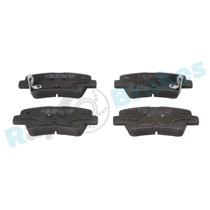 RAPBRAKES stabdžių trinkelių rinkinys, diskinis stabdys R-P1315