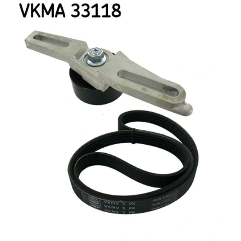 SKF VKMA 33118 V formos rumbuotas diržas, komplektas