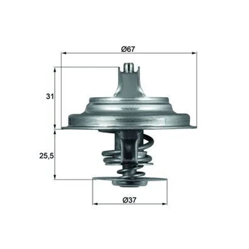 MAHLE TX 25 87D termostatas, aušinimo skystis