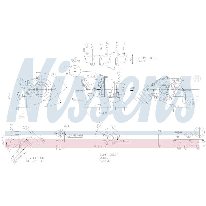 NISSENS kompresorius, įkrovimo sistema 93071