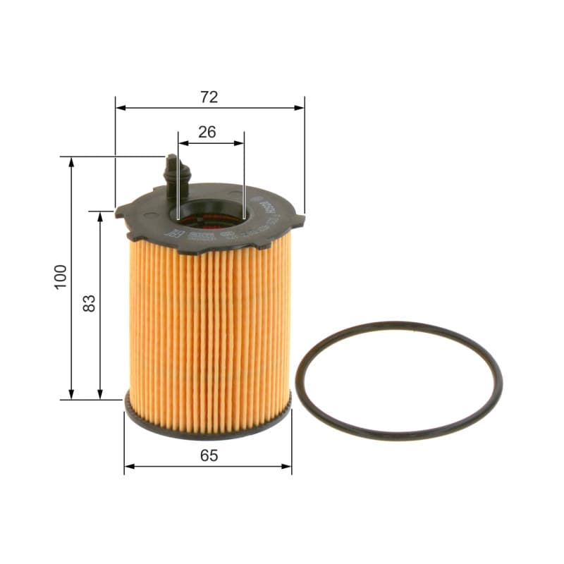BOSCH F 026 407 082 alyvos filtras