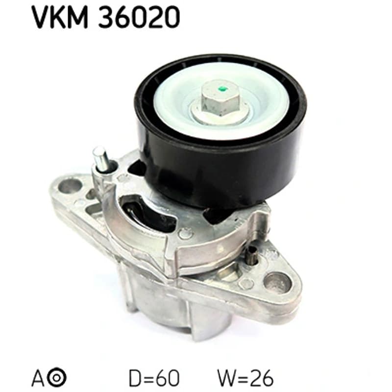 SKF VKM 36020 diržo įtempiklis, V formos rumbuotas diržas