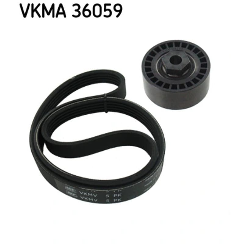 SKF VKMA 36059 V formos rumbuotas diržas, komplektas
