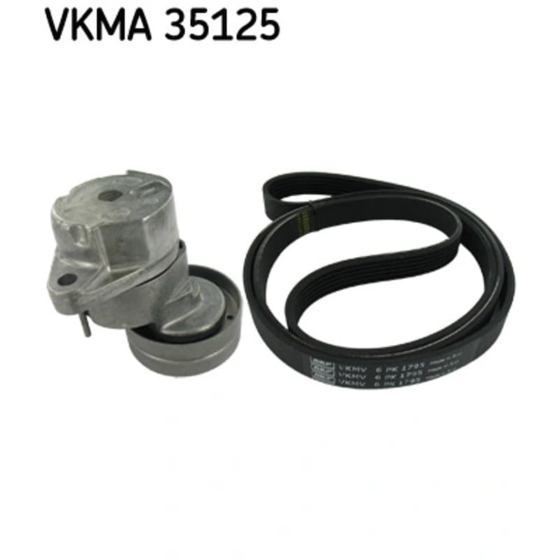 SKF VKMA 35125 V formos rumbuotas diržas, komplektas