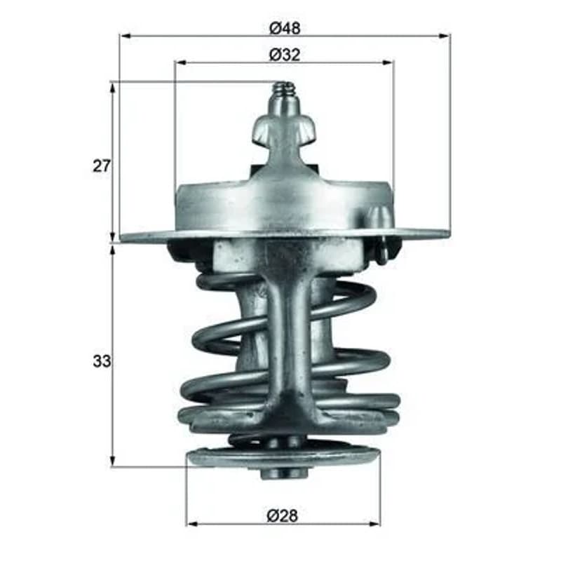 MAHLE TX 63 83 termostatas, aušinimo skystis