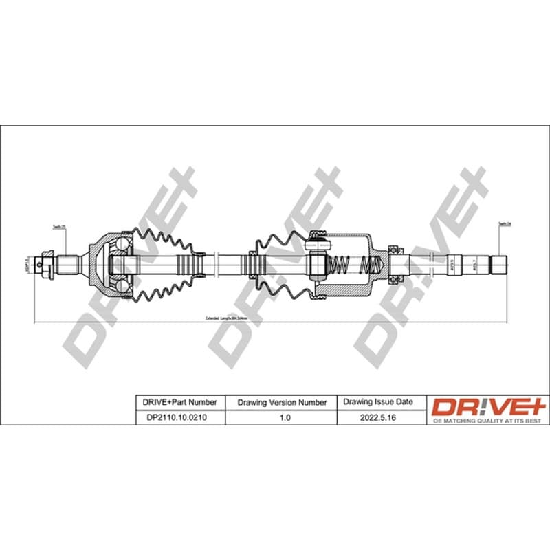 DRVE pusašis DP2110.10.0210