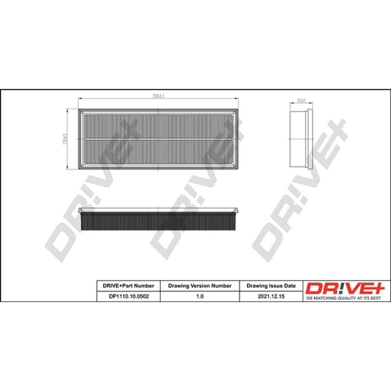 DRVE oro filtras DP1110.10.0502