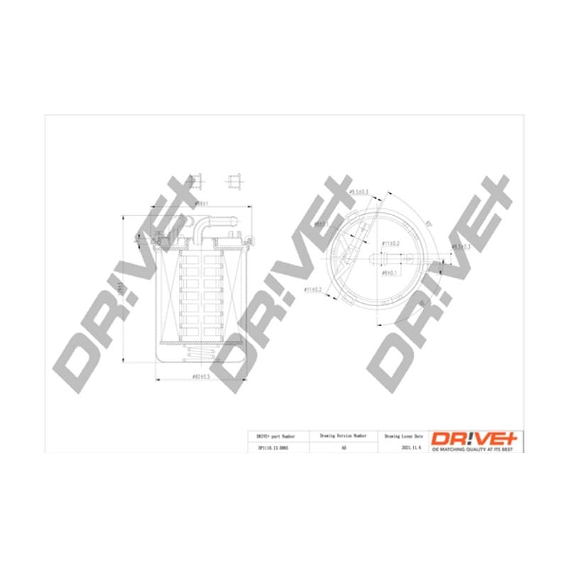 DRVE kuro filtras DP1110.13.0065