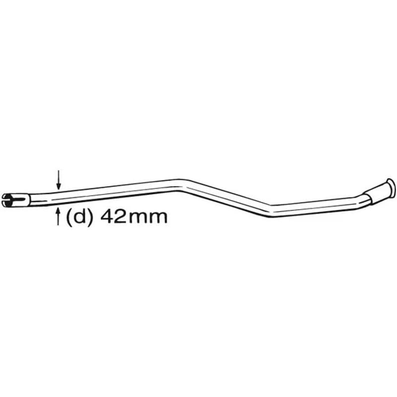 BOSAL remonto vamzdis, katalizatorius 889-533