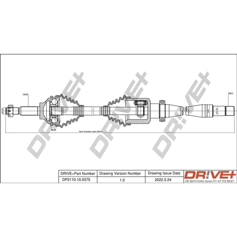 DRVE pusašis DP2110.10.0375
