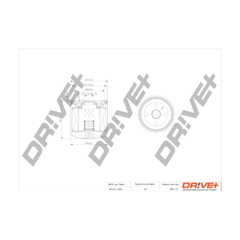 DRVE alyvos filtras DP1110.11.0345