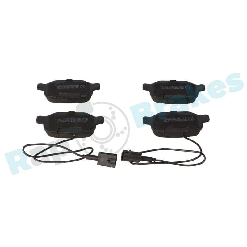 RAPBRAKES stabdžių trinkelių rinkinys, diskinis stabdys R-P0752