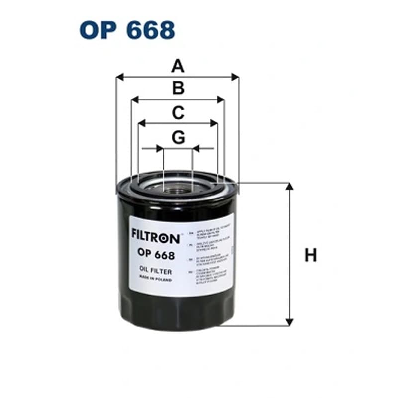 FILTRON hidraulinis filtras, automatinė transmisija OP 668