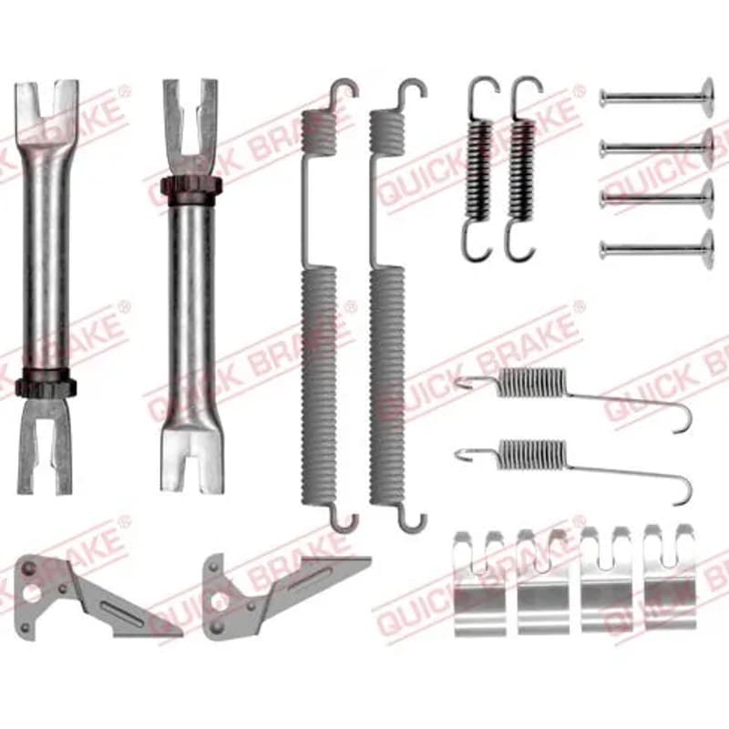 QUICKBRAKE priedų komplektas, stabdžių trinkelės 105-0053S