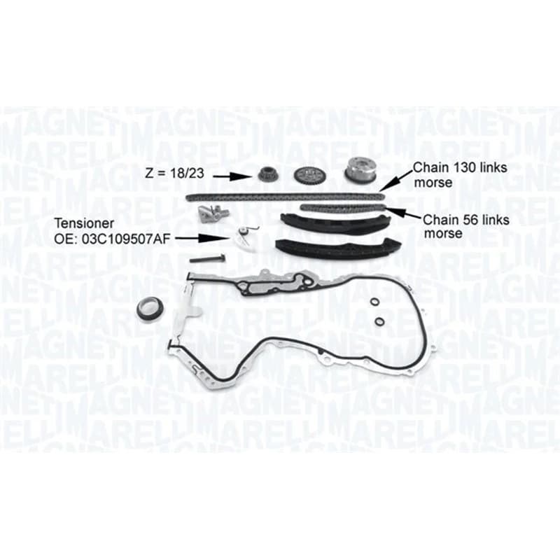 MAGNETIMARELLI paskirstymo grandinės komplektas 341500001200
