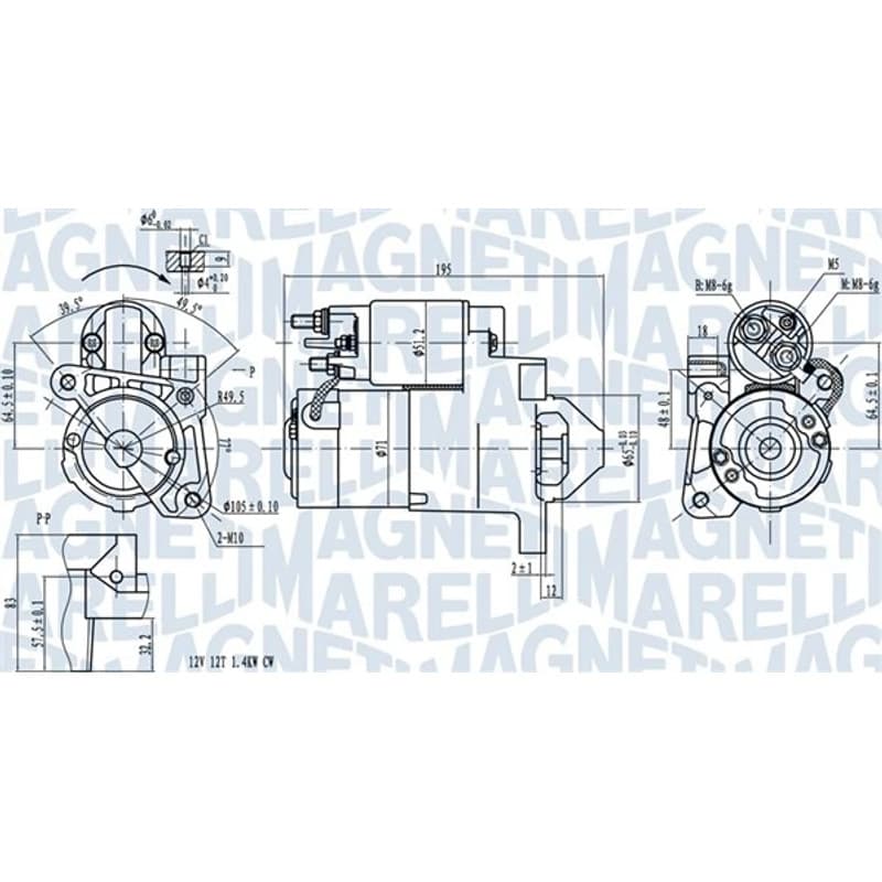 MAGNETIMARELLI starteris 063721273010