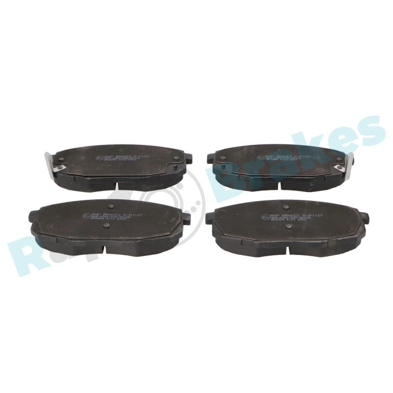 RAPBRAKES stabdžių trinkelių rinkinys, diskinis stabdys R-P1137