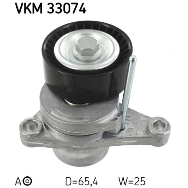 SKF VKM 33074 diržo įtempiklis, V formos rumbuotas diržas