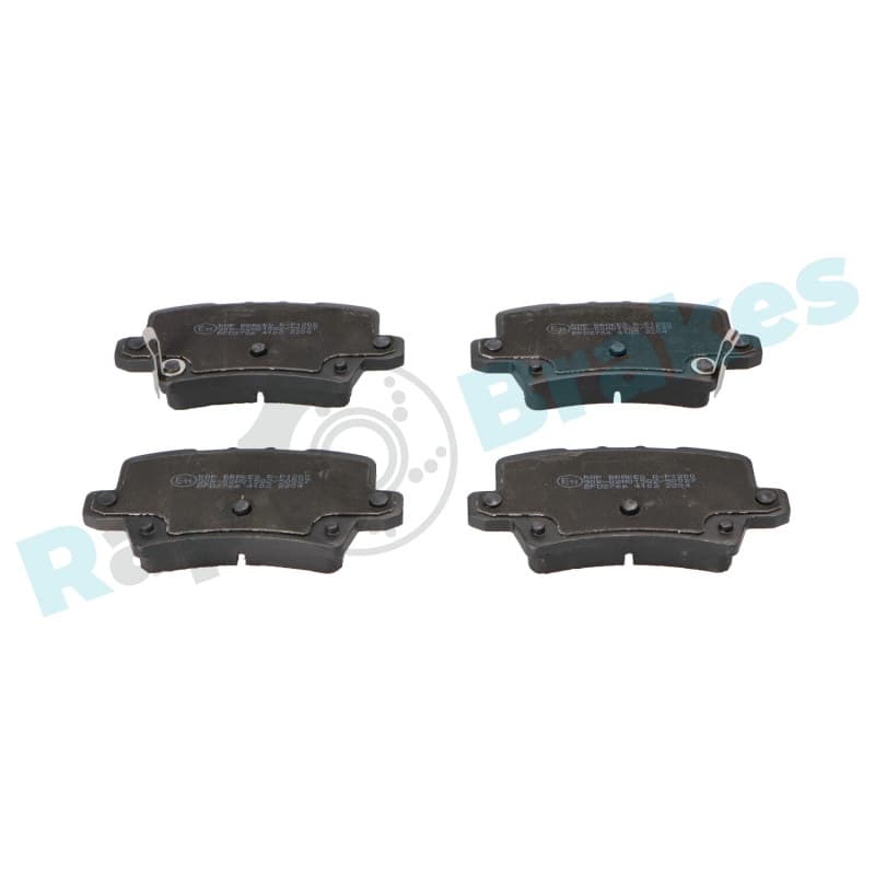 RAPBRAKES stabdžių trinkelių rinkinys, diskinis stabdys R-P1200