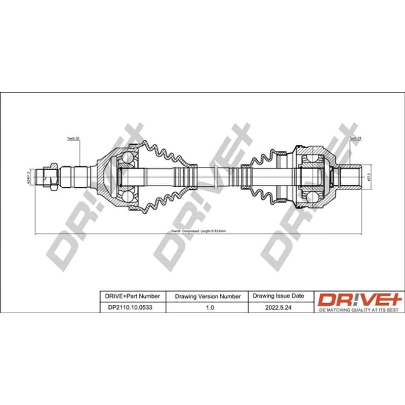 DRVE pusašis DP2110.10.0533