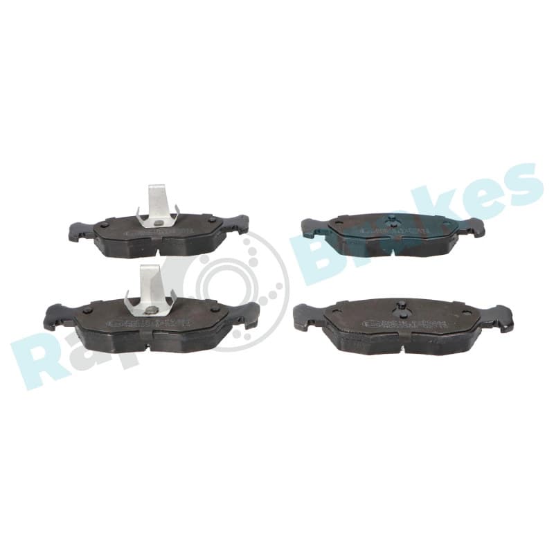RAPBRAKES stabdžių trinkelių rinkinys, diskinis stabdys R-P0244