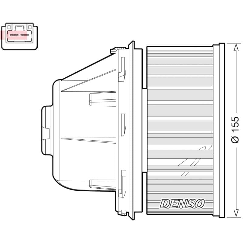 DENSO vidaus pūtiklis DEA10053